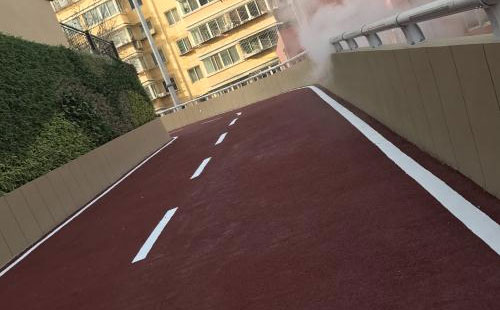 布尔津彩色路面